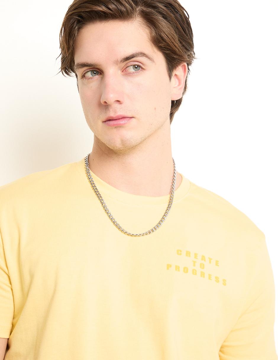Playera cuello redondo para hombre 4