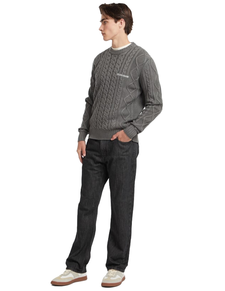 Suéter cuello redondo para hombre 2