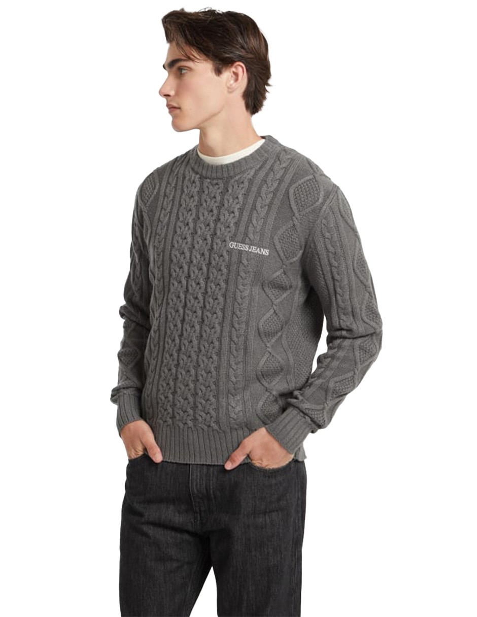 Suéter cuello redondo para hombre 4