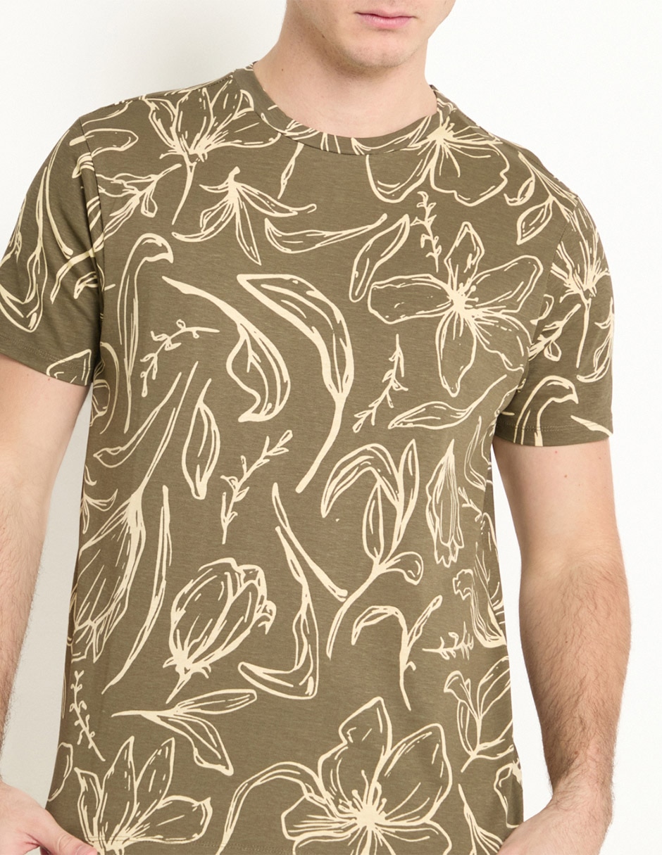 Playera cuello redondo para hombre 4
