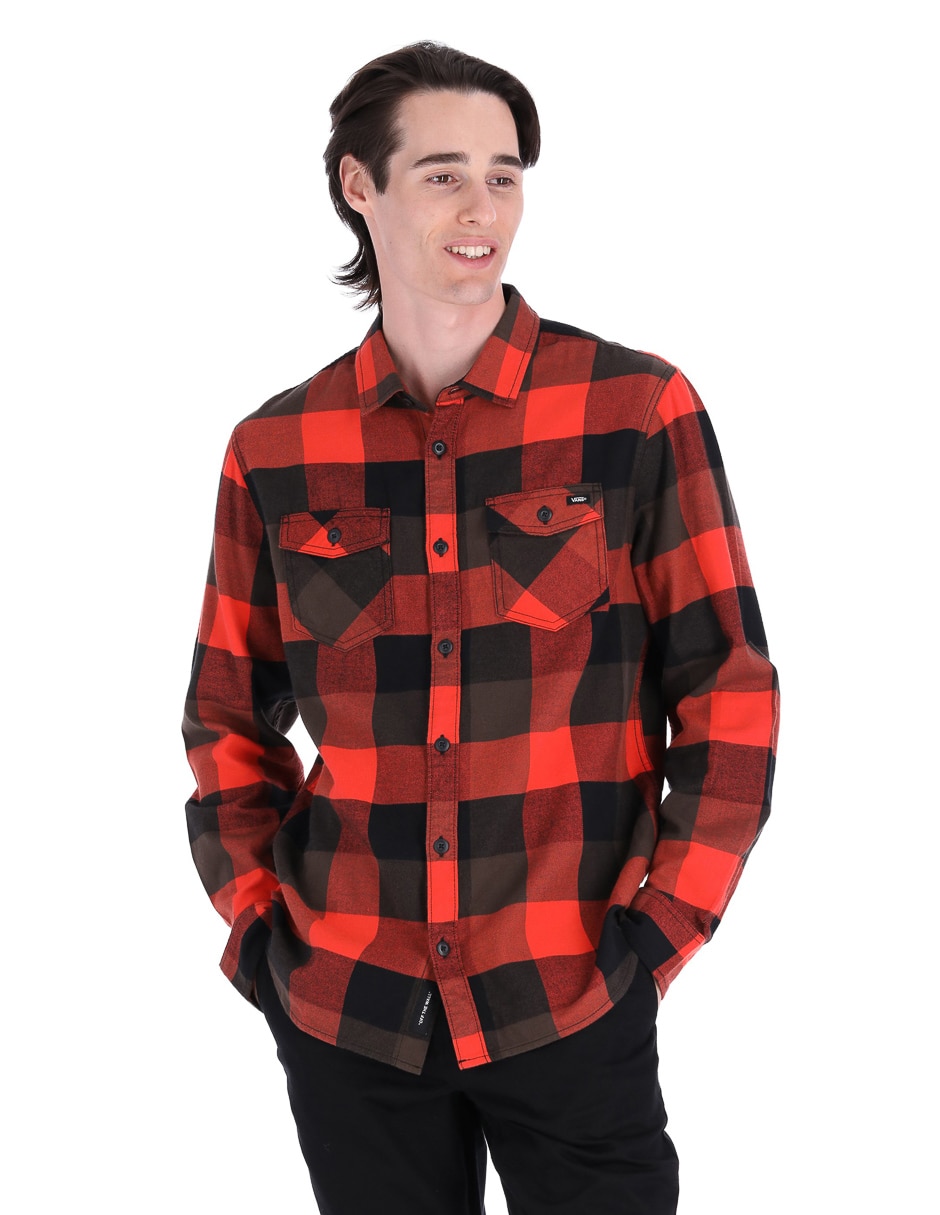 Camisa casual Vans manga larga para hombre