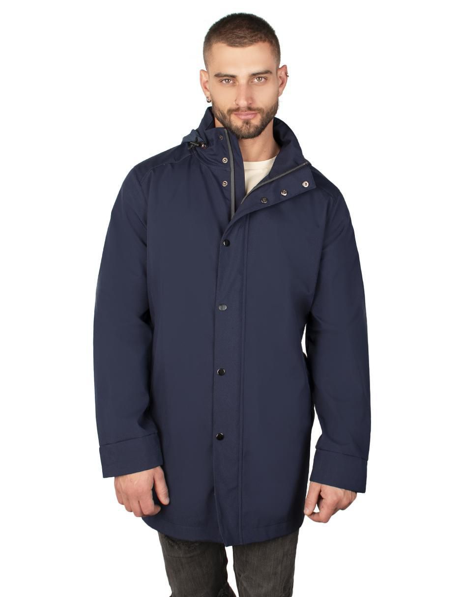 Gabardina larga para hombre