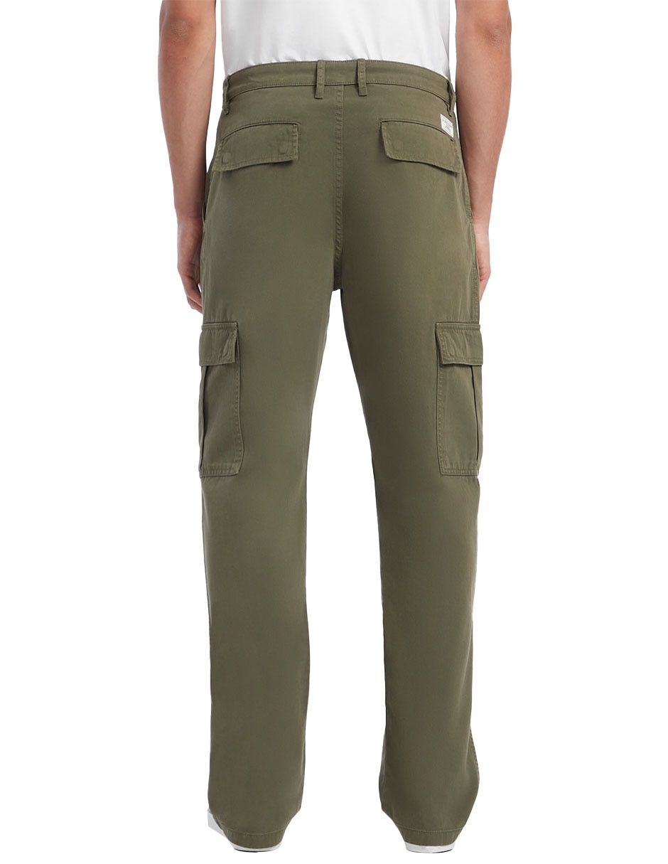 Pantalón recto de algodón para hombre 2