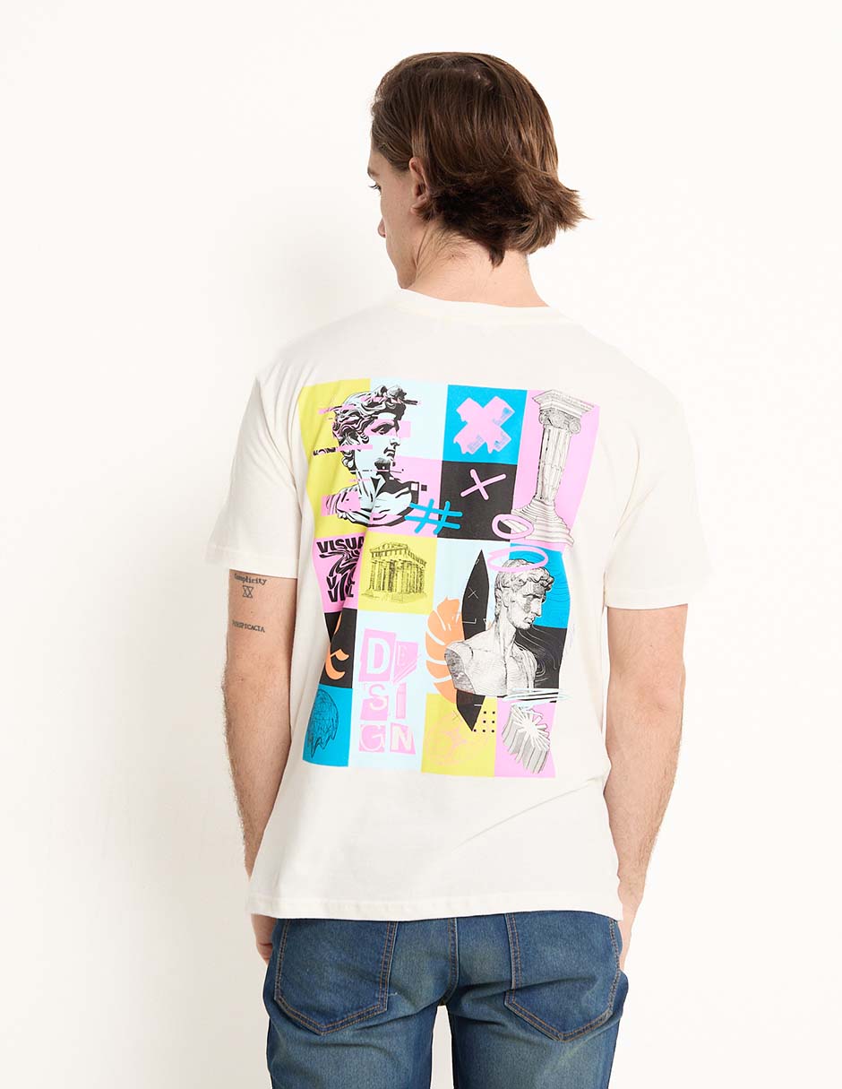 Playera cuello redondo para hombre 2