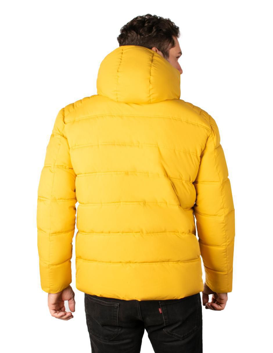 Chamarra acolchada capitonada para hombre 6