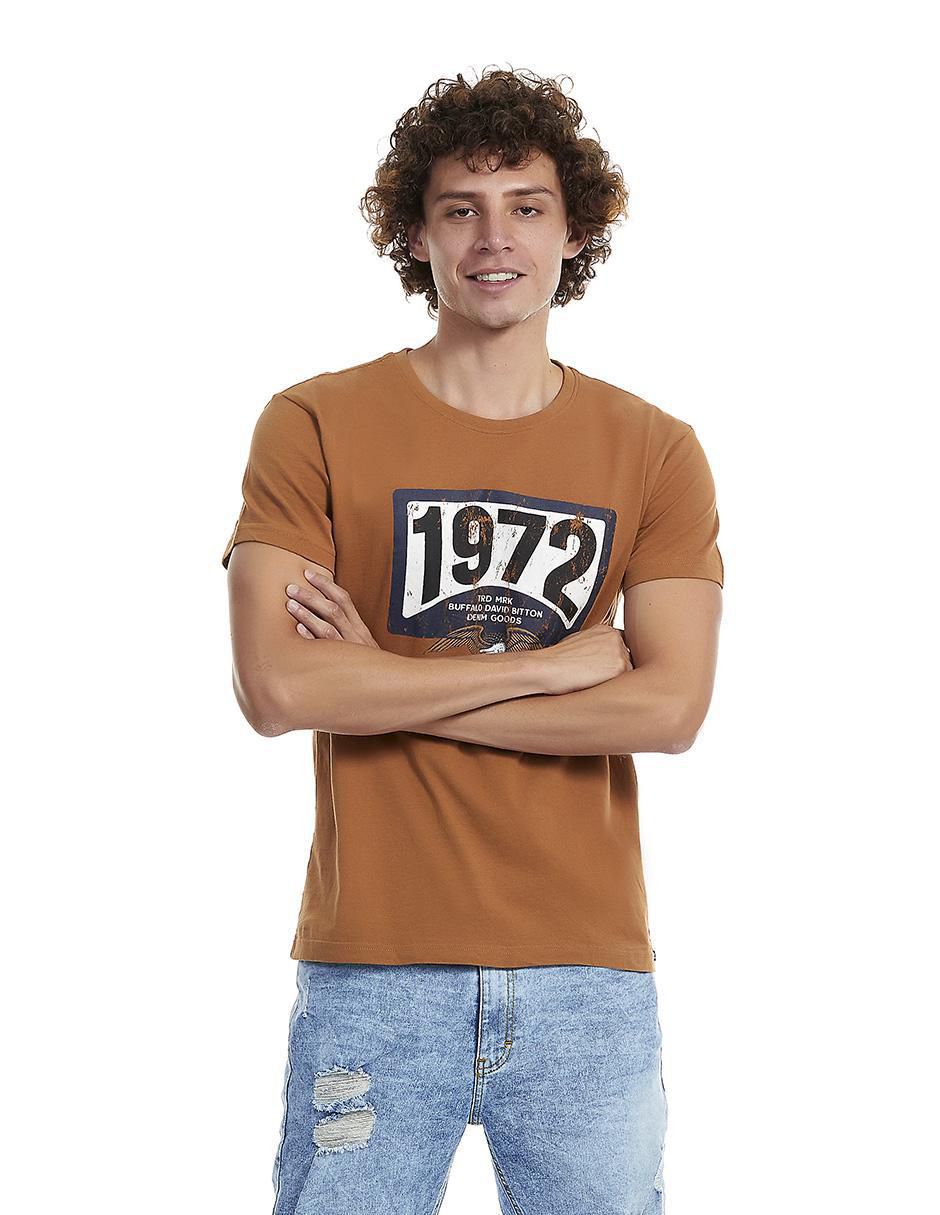 Playera cuello redondo para hombre