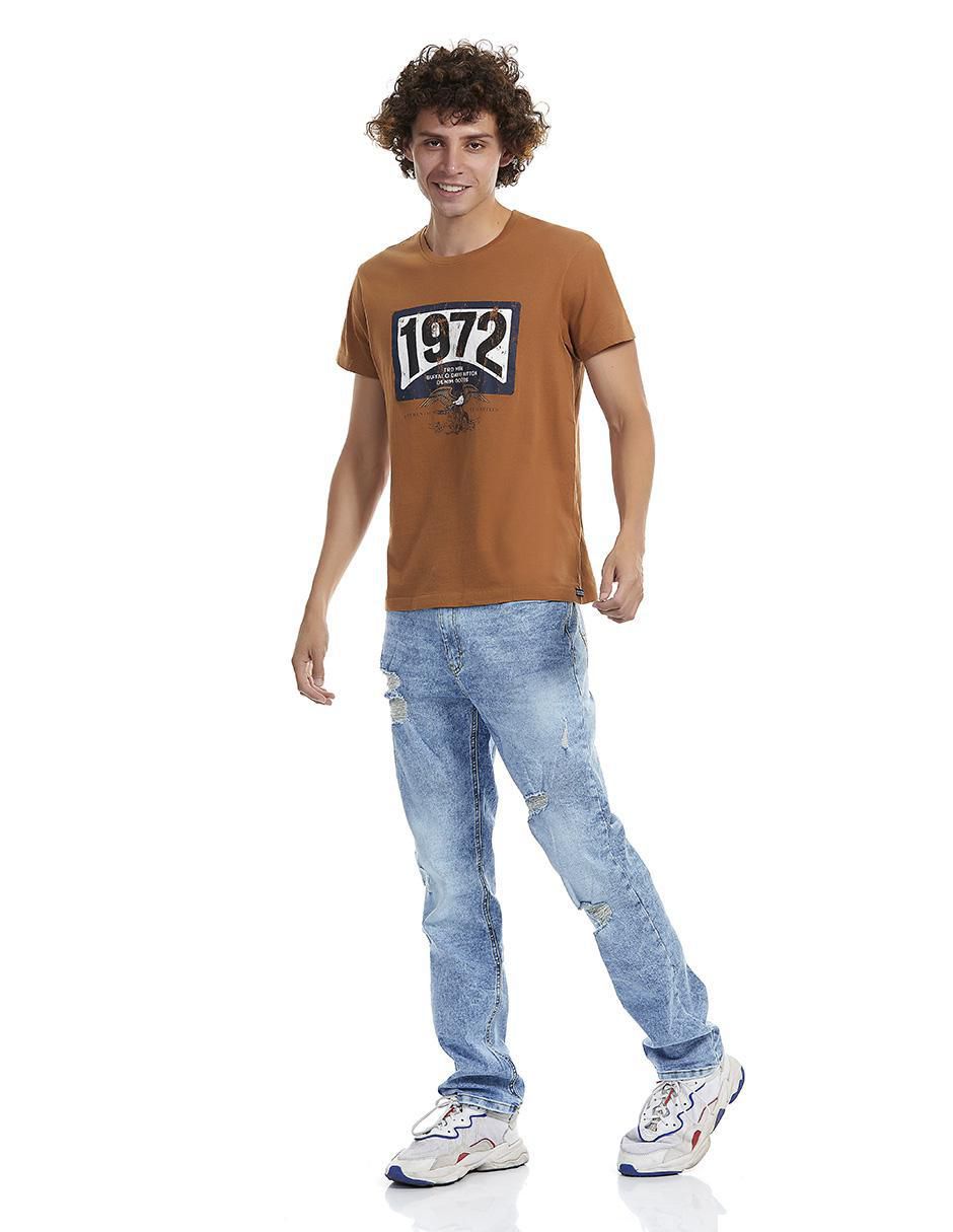Playera cuello redondo para hombre 2