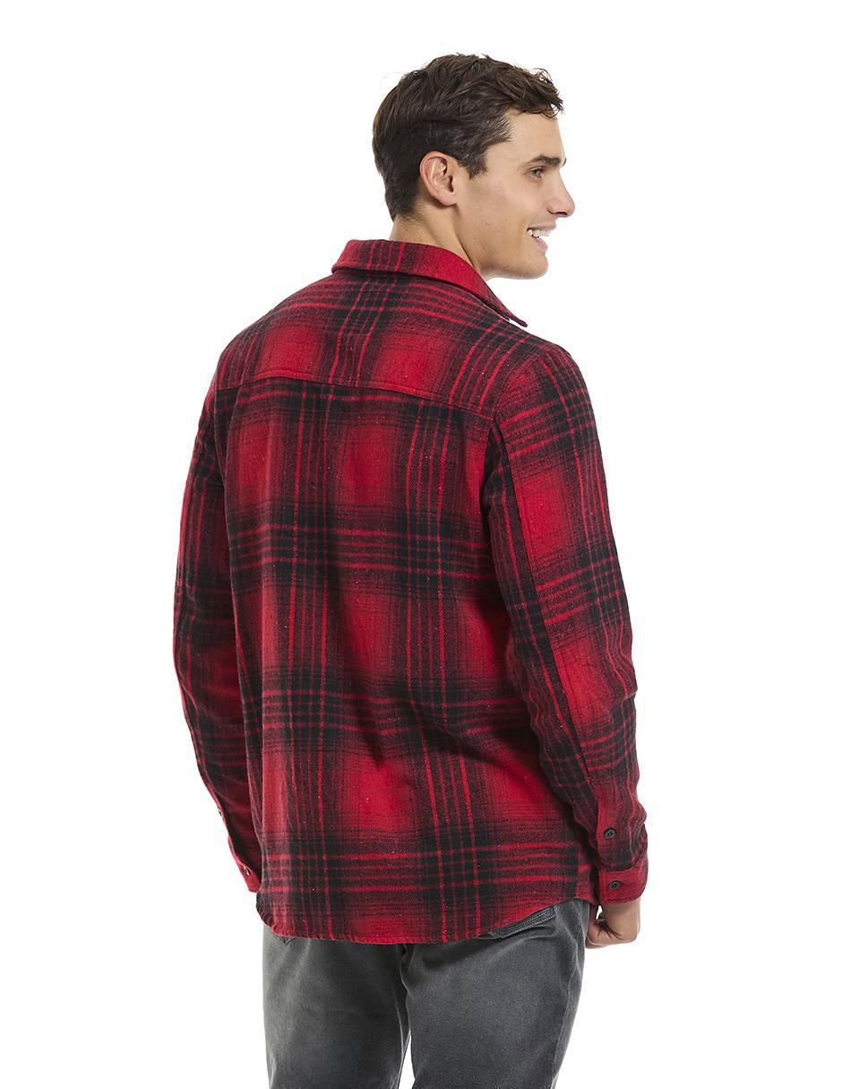 Camisa casual de algodón manga larga para hombre 5