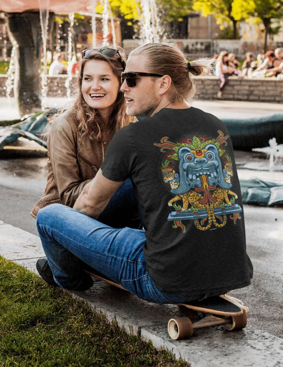 Playera santuario balam cuello redondo para hombre 5