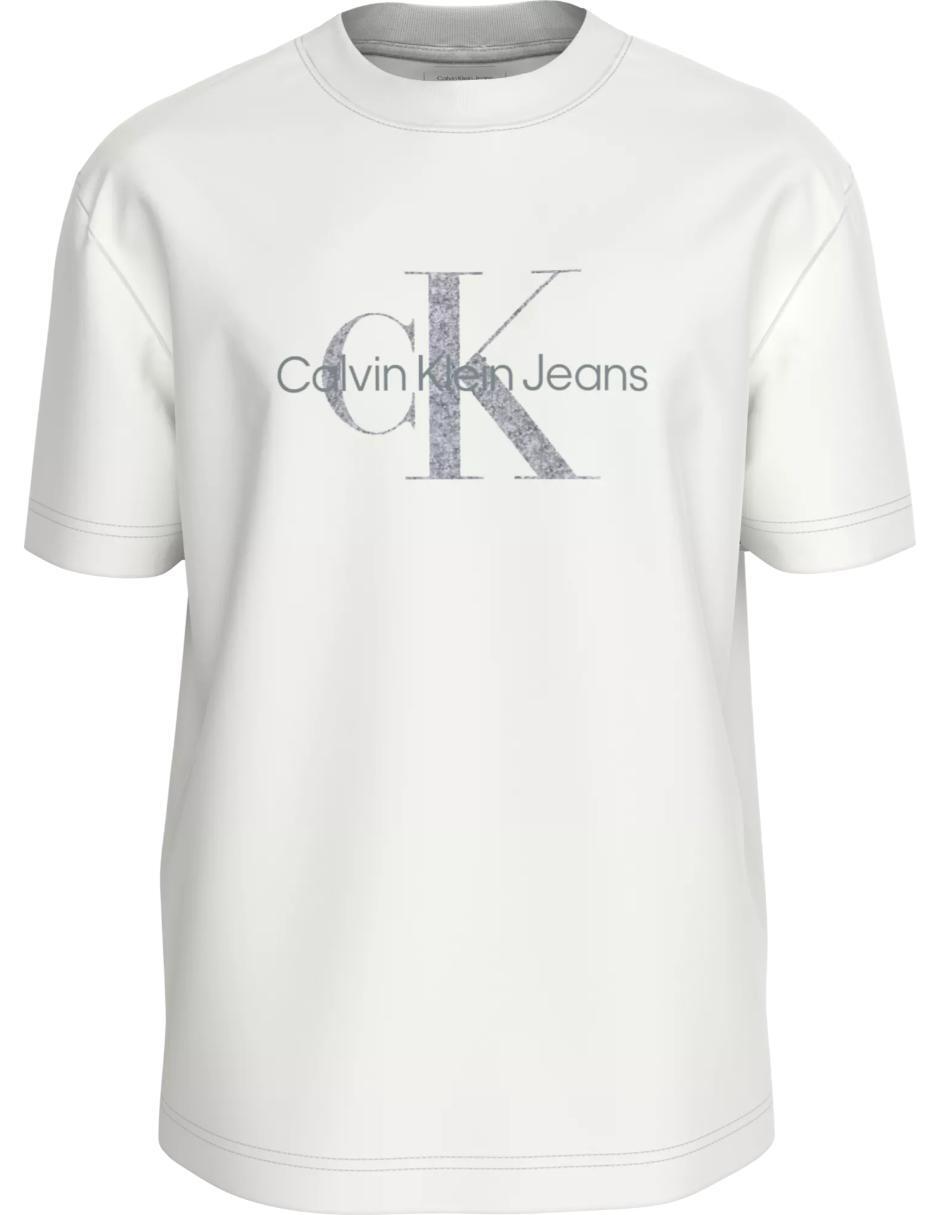 Cuello Redondo Calvin Klein Playeras Blancas Playera Calvin Klein