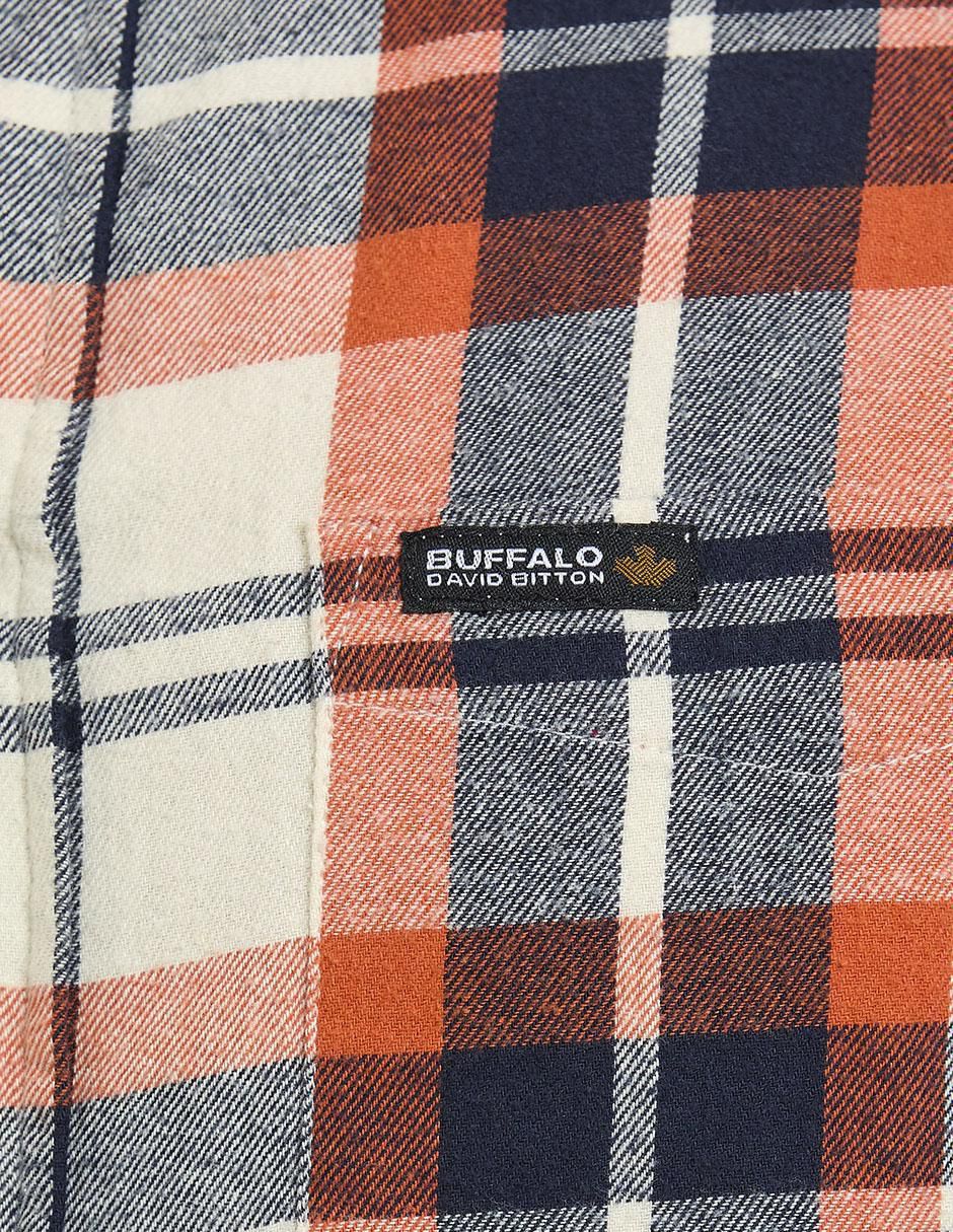 Camisa casual de algodón manga larga para hombre 4
