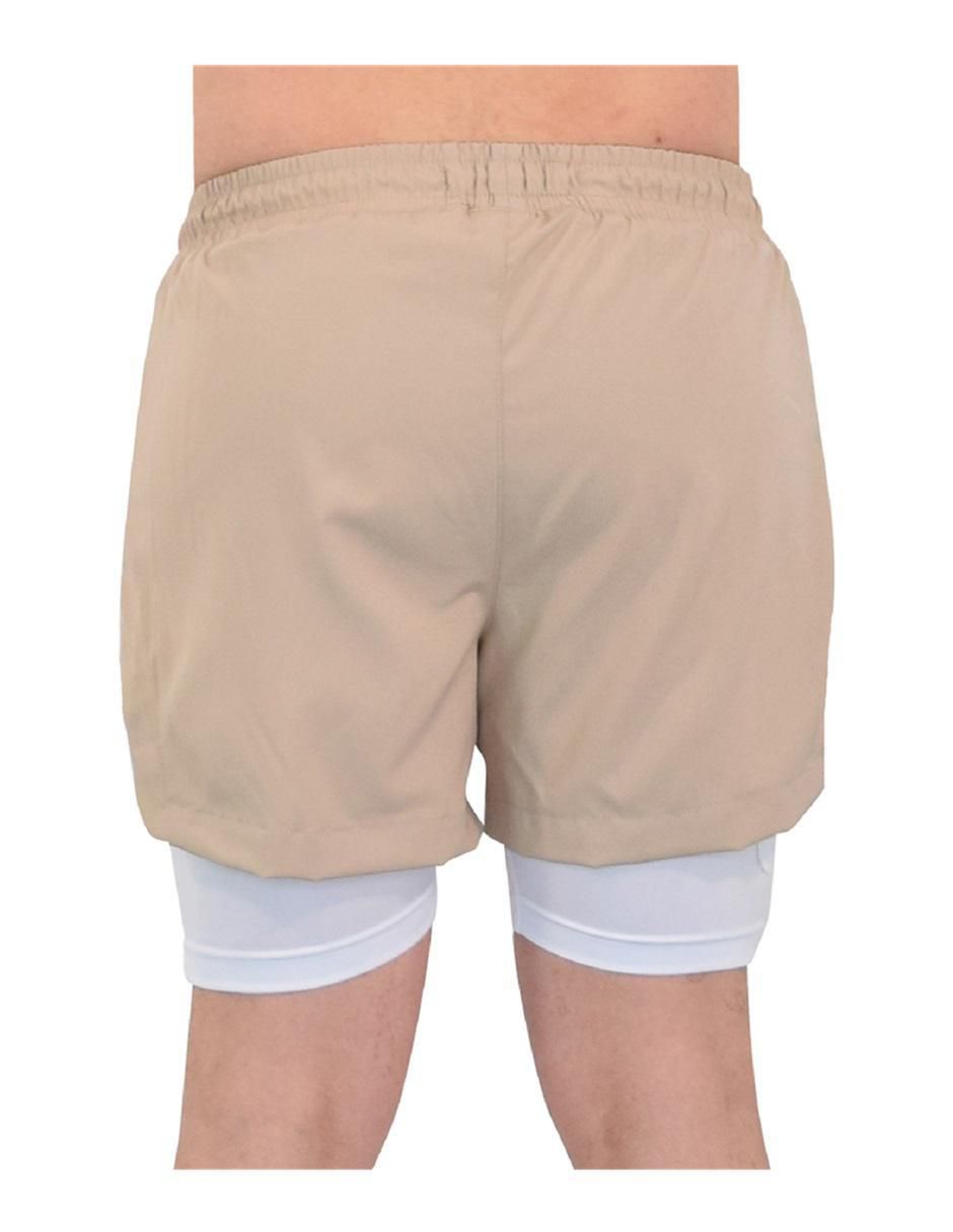 "short" john leopard "de" poliéster "para hombre"