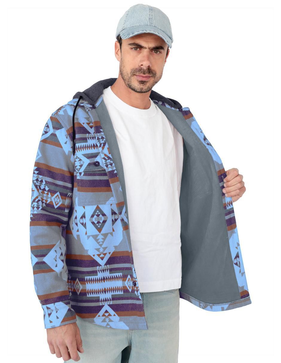 "chamarra" casual roosevelt no "de" poliéster capucha desmontable "para hombre"