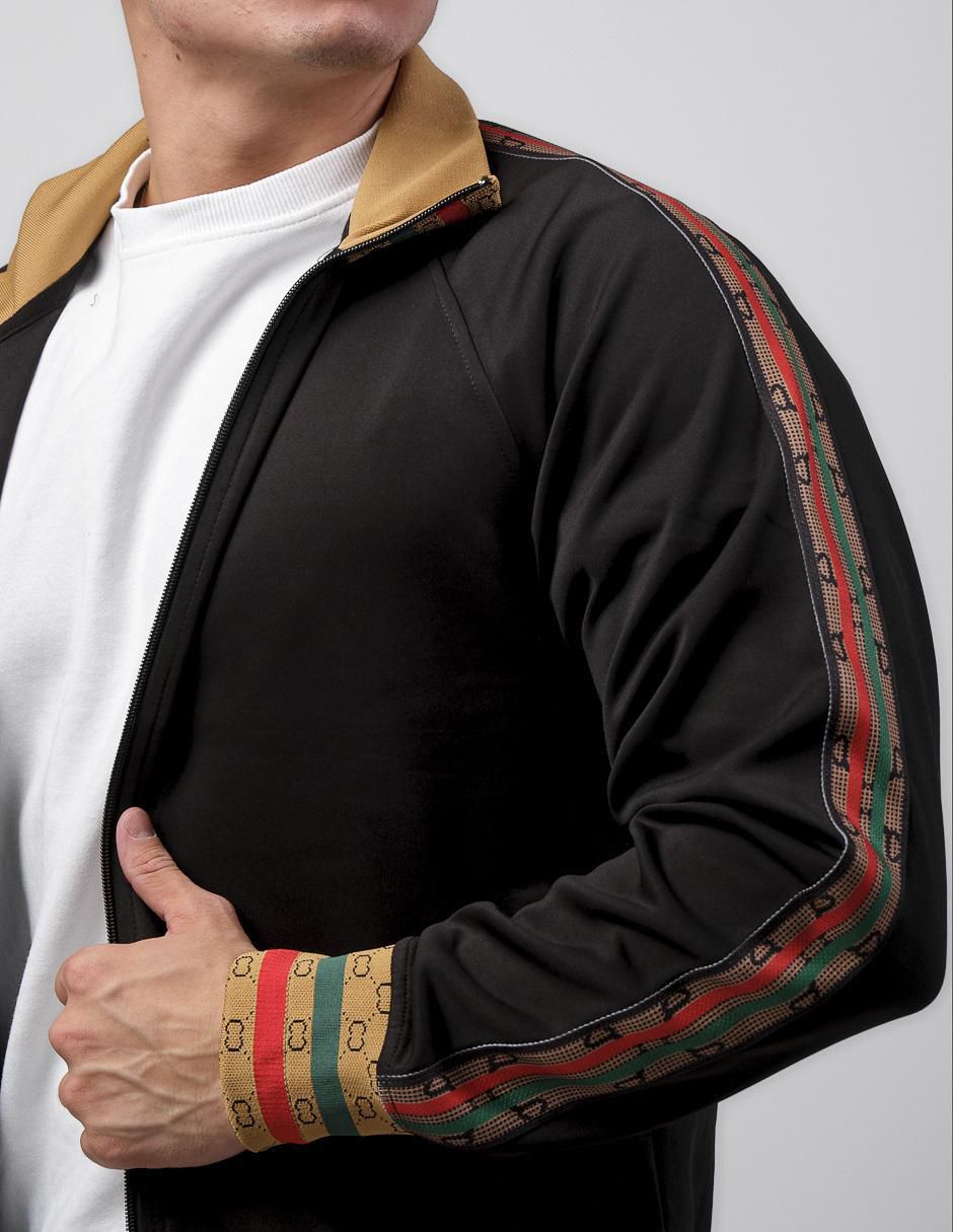 Chamarra casual de poliéster con bolsillos para hombre 4