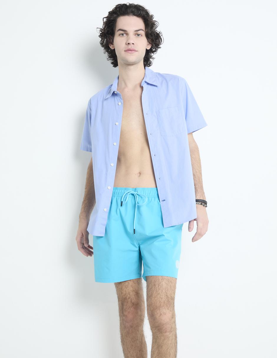Traje de baño con bolsillos para hombre