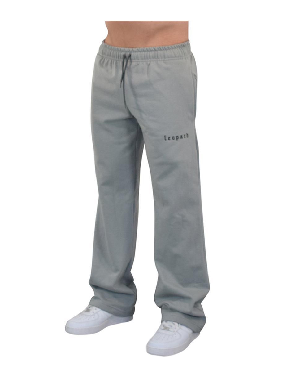 Jogger amplio estampado logo con bolsillos para hombre