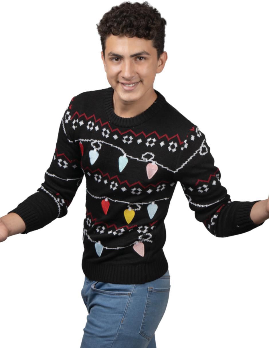 Suéter cuello redondo para hombre 2