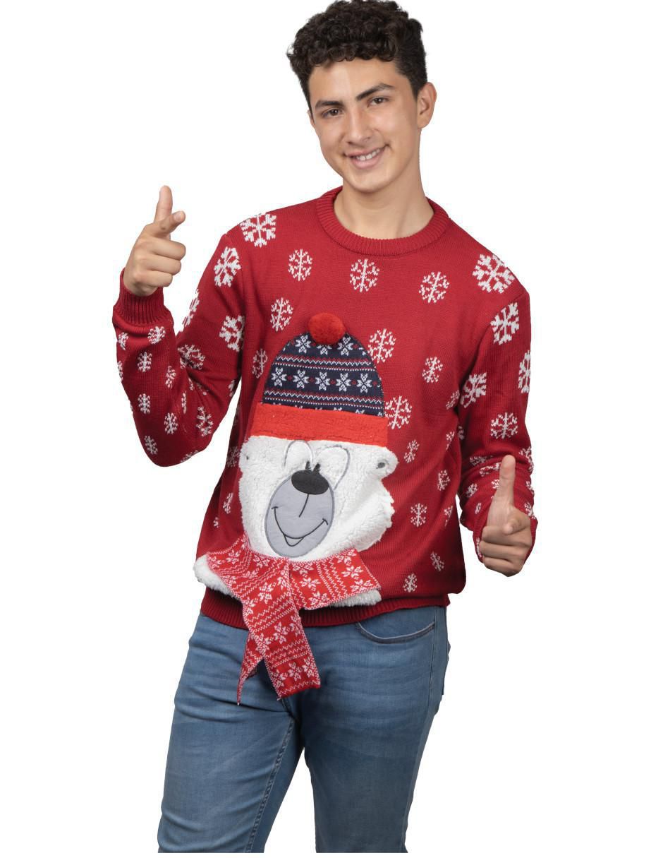 Suéter cuello redondo para hombre 1