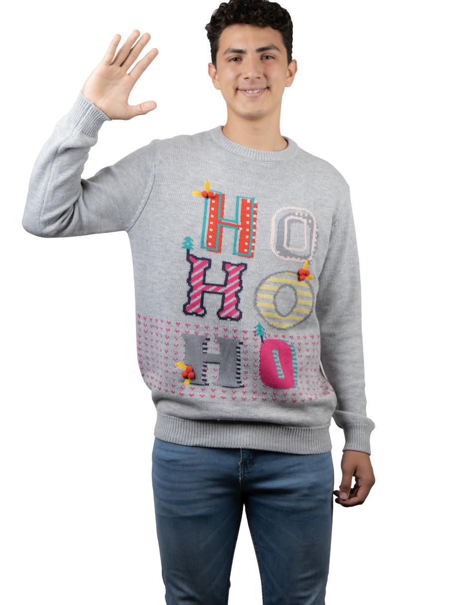 Suéter cuello redondo para hombre