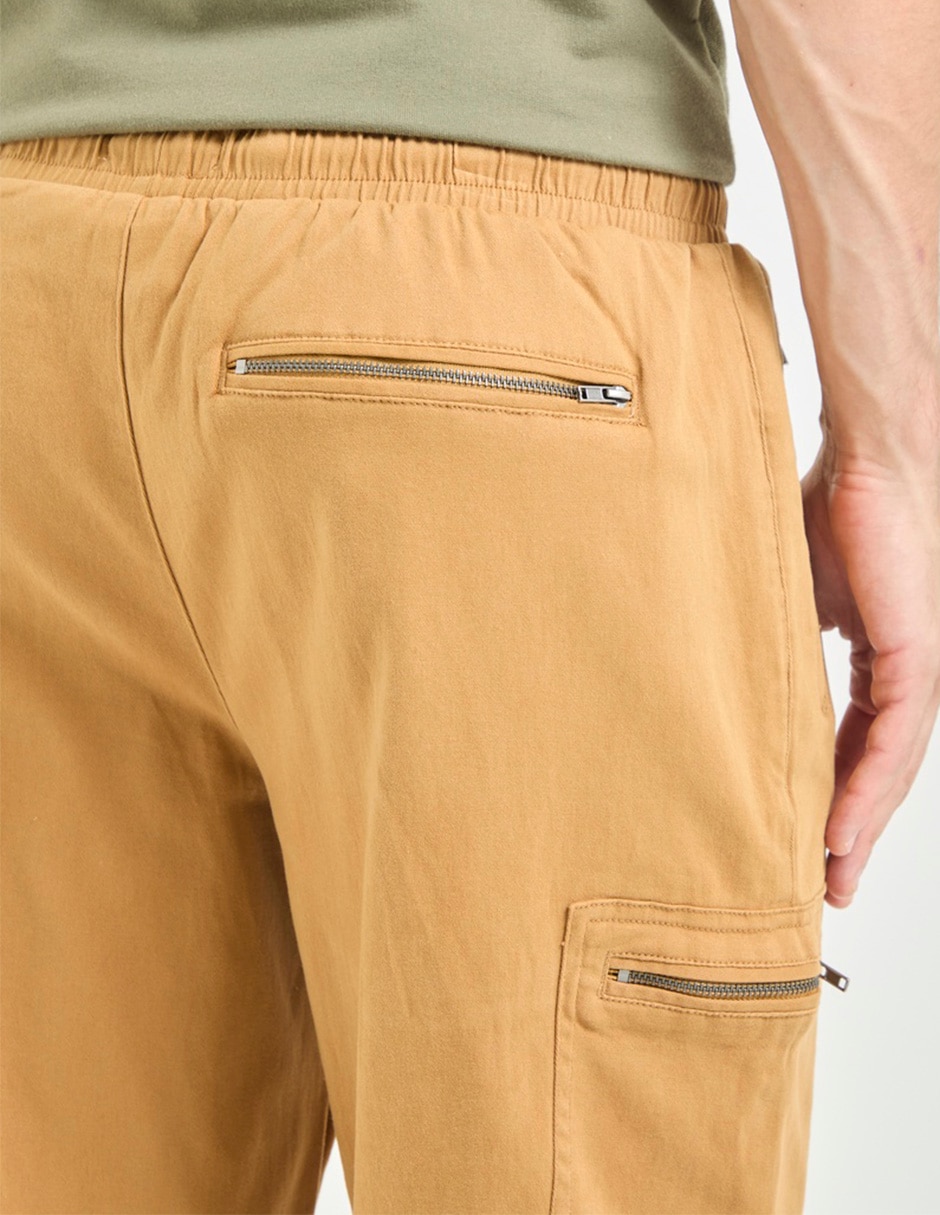 Jogger straight con bolsillos para hombre 6