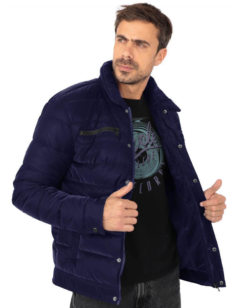 "chamarra" casual roosevelt no "de" poliéster sin diseño "para hombre"