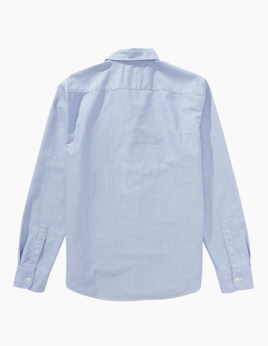 Camisa casual de algodón manga larga para hombre 4