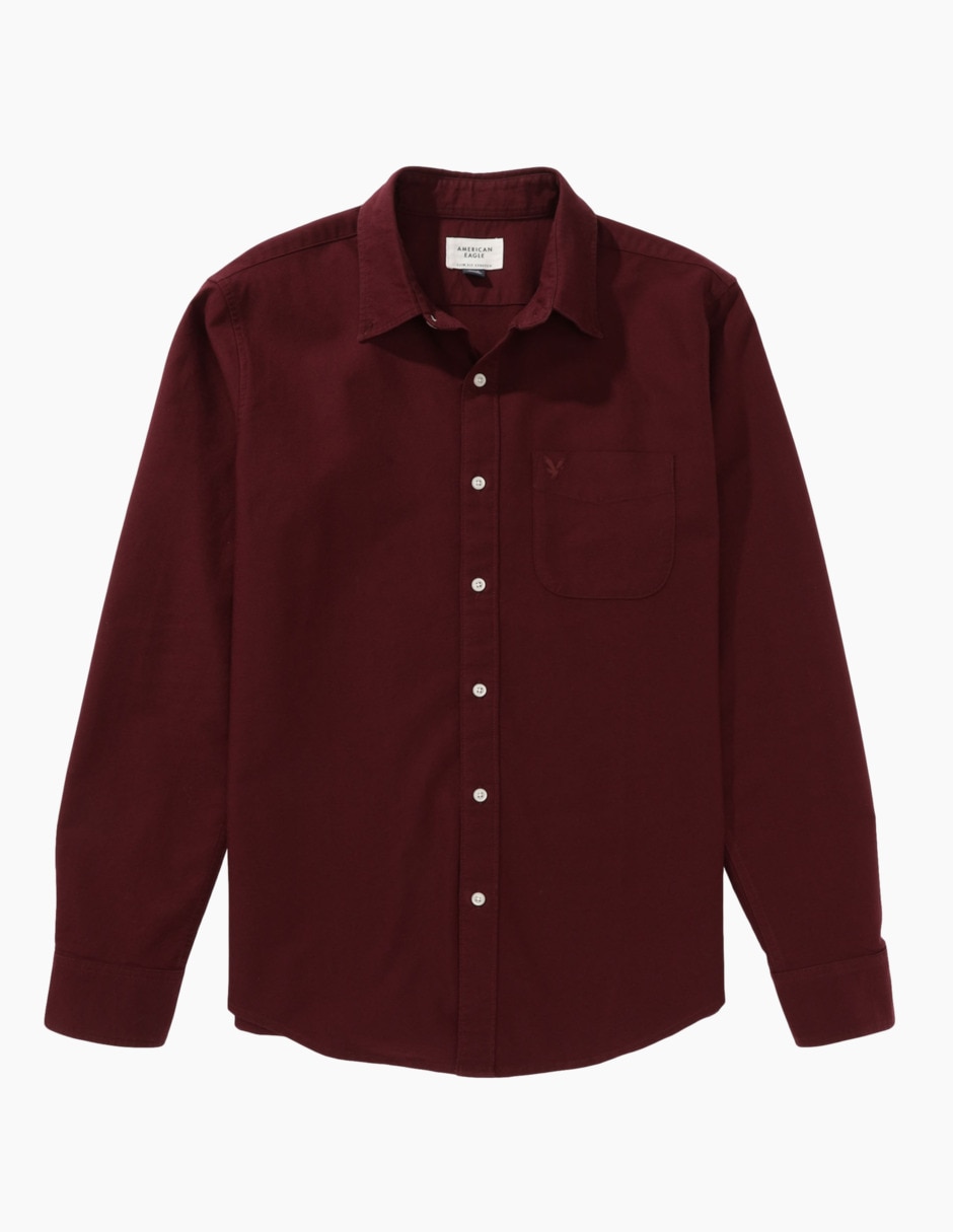 Camisa casual de algodón manga larga para hombre 3