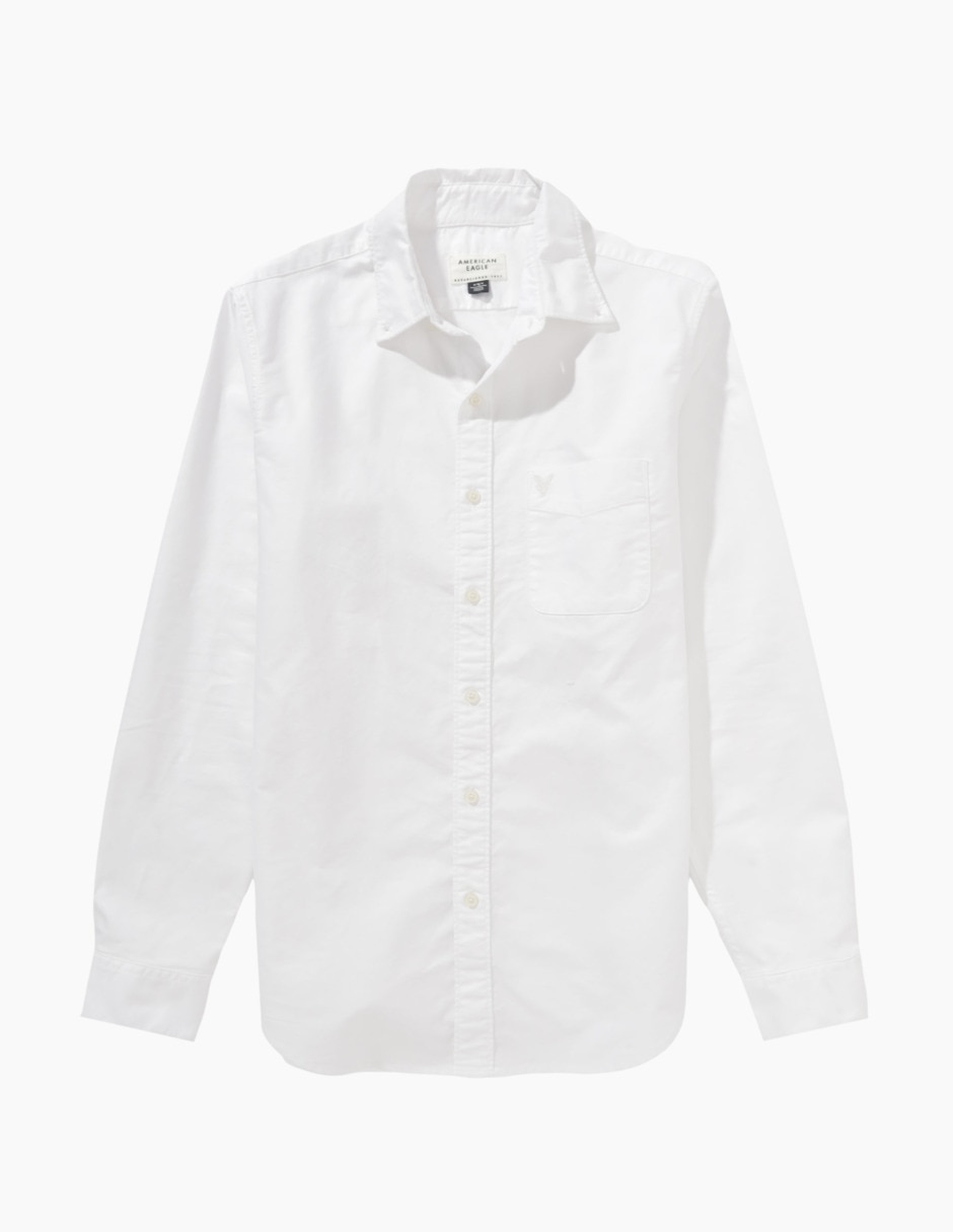 Camisa casual de algodón manga larga para hombre 3