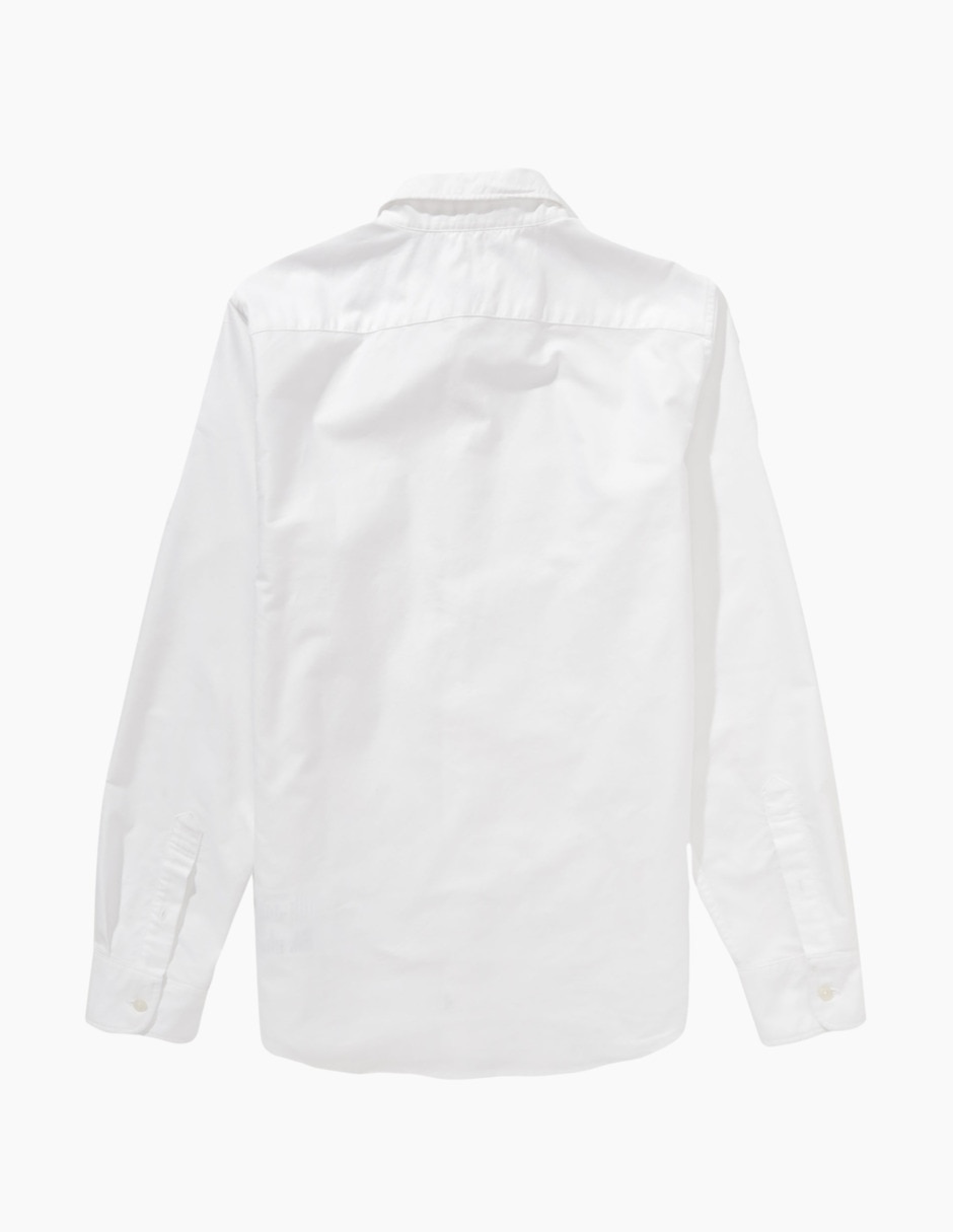 Camisa casual de algodón manga larga para hombre 4
