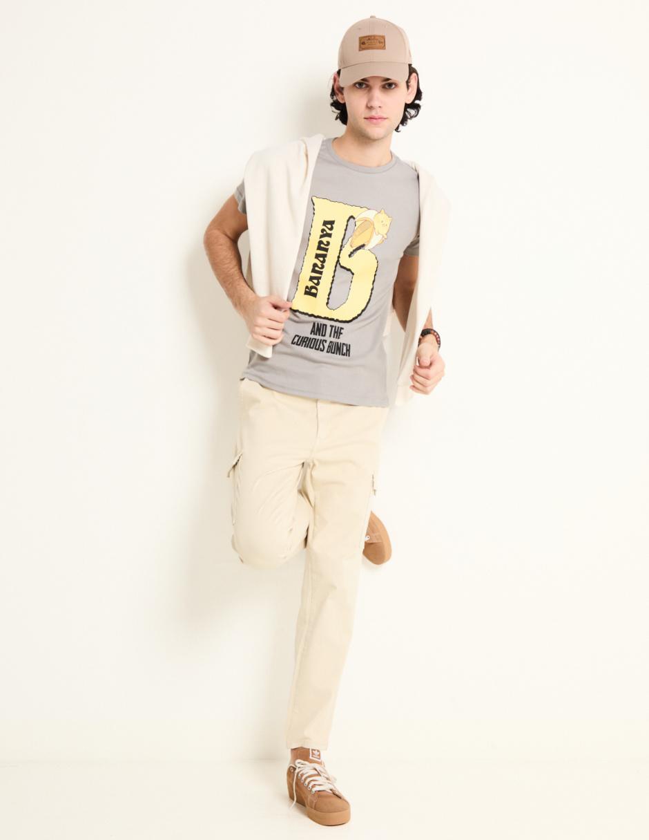 Playera Bananya cuello redondo para hombre