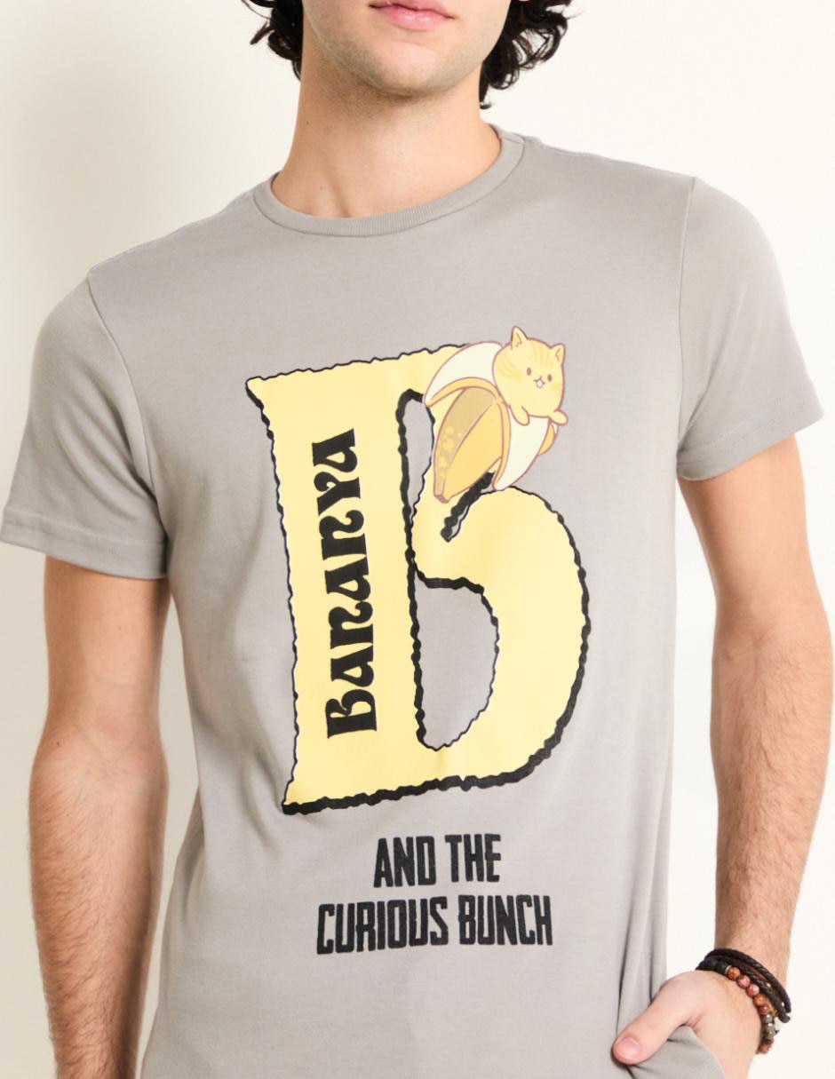 Playera Bananya cuello redondo para hombre