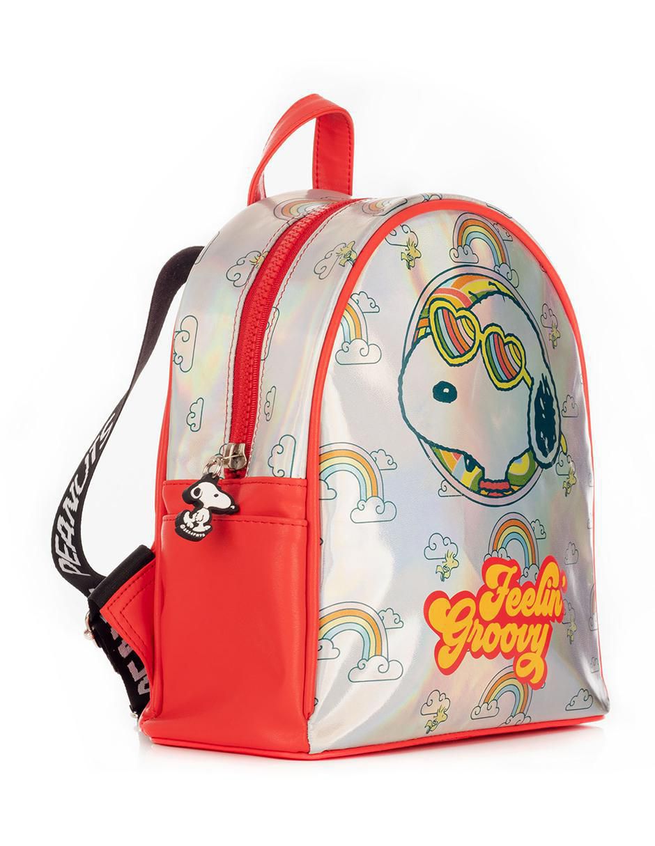 Mochila casual Snoopy Arcoíris unisex 2