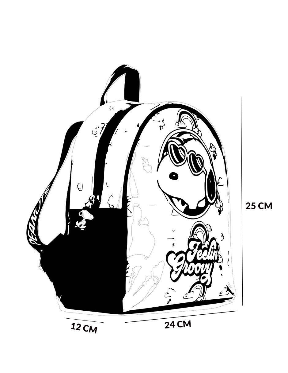 Mochila casual Snoopy Arcoíris unisex 5