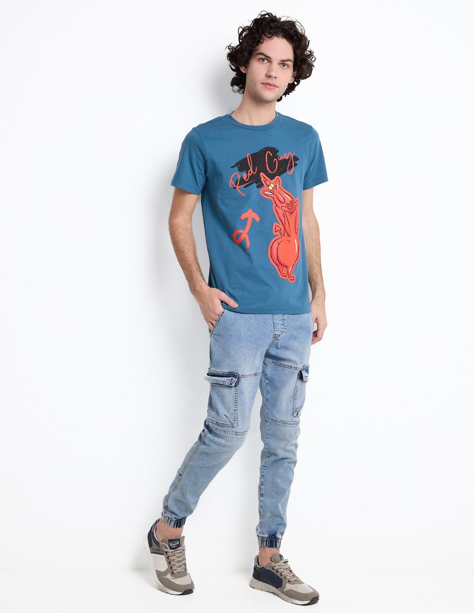 Playera red guy cuello redondo para hombre