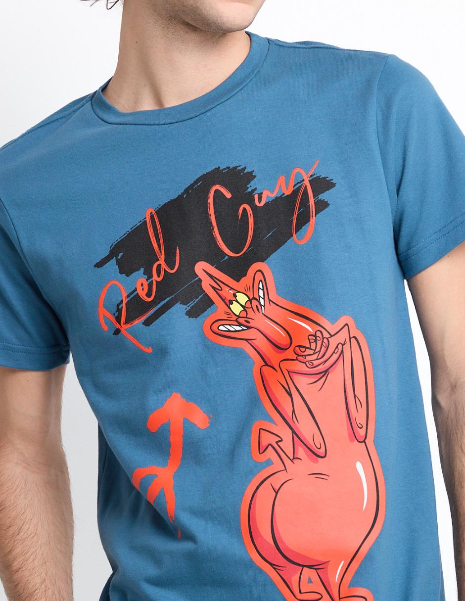 Playera red guy cuello redondo para hombre