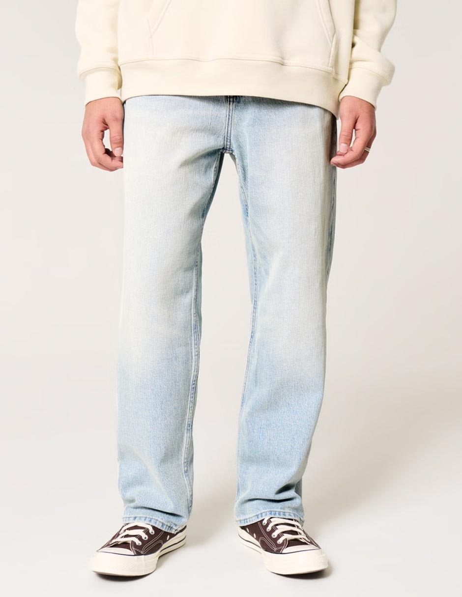 Jeans baggy Hollister para hombre Liverpool