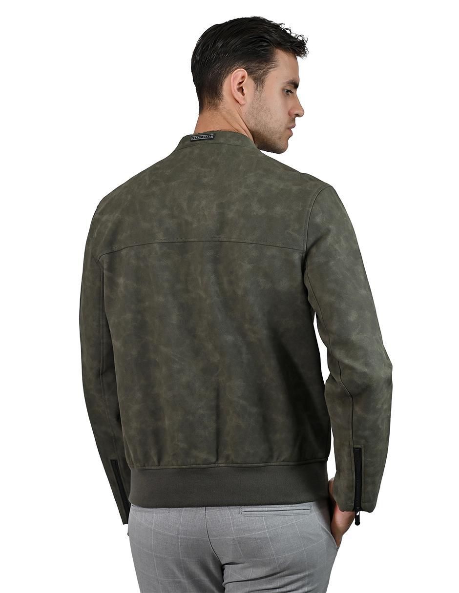 Chamarra casual con bolsillos para hombre 2