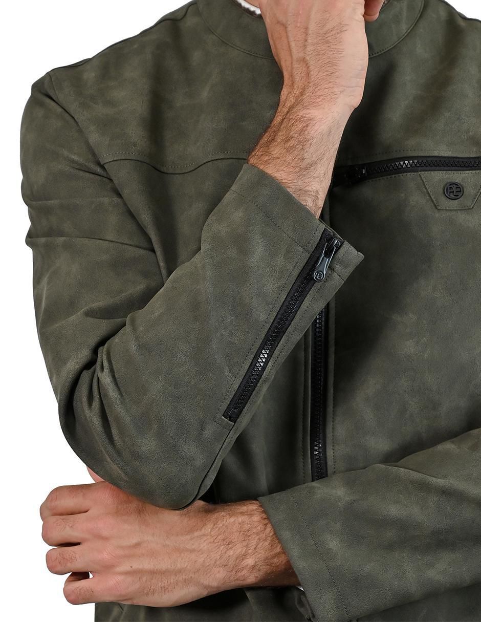 Chamarra casual con bolsillos para hombre 4