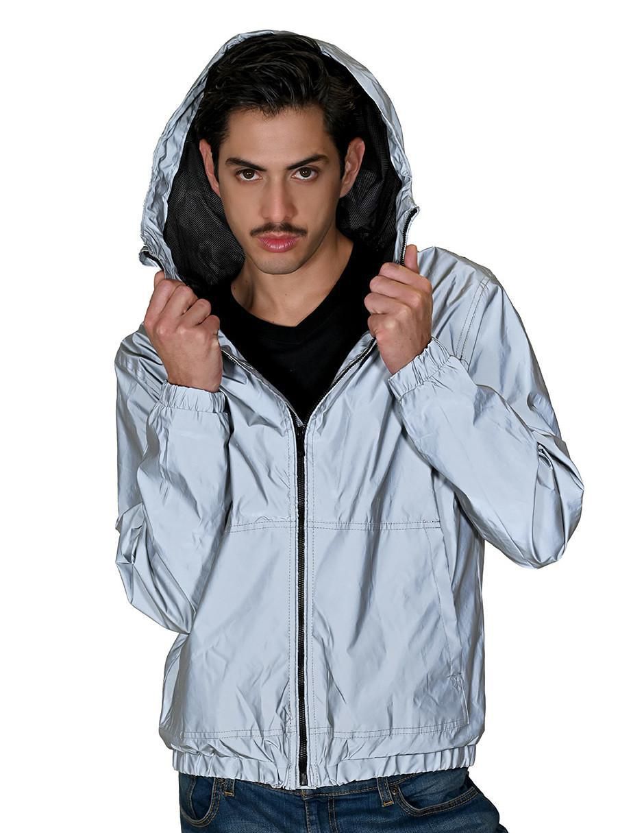 Chamarra bomber con capucha para hombre 5