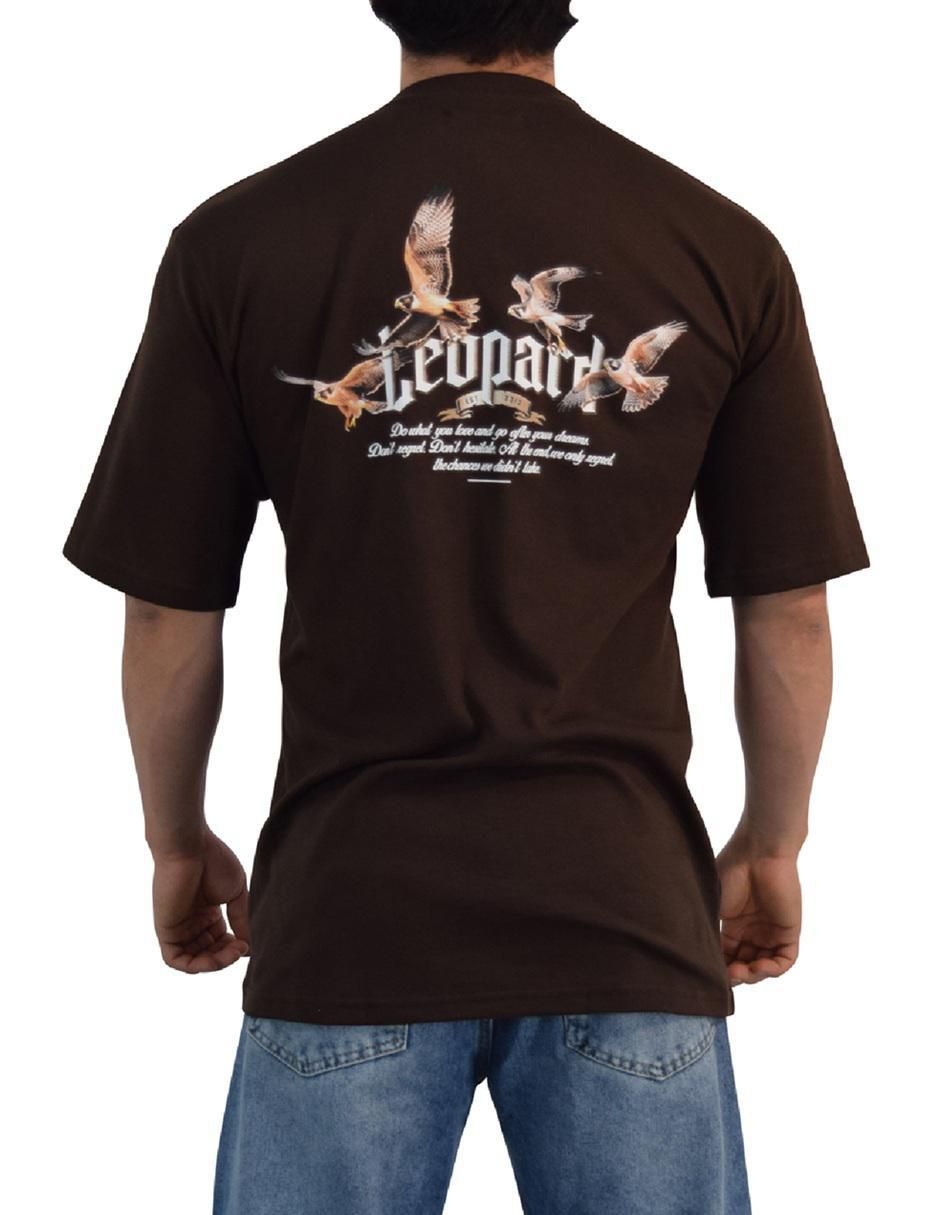 Playera oversized birds cuello redondo para hombre 2