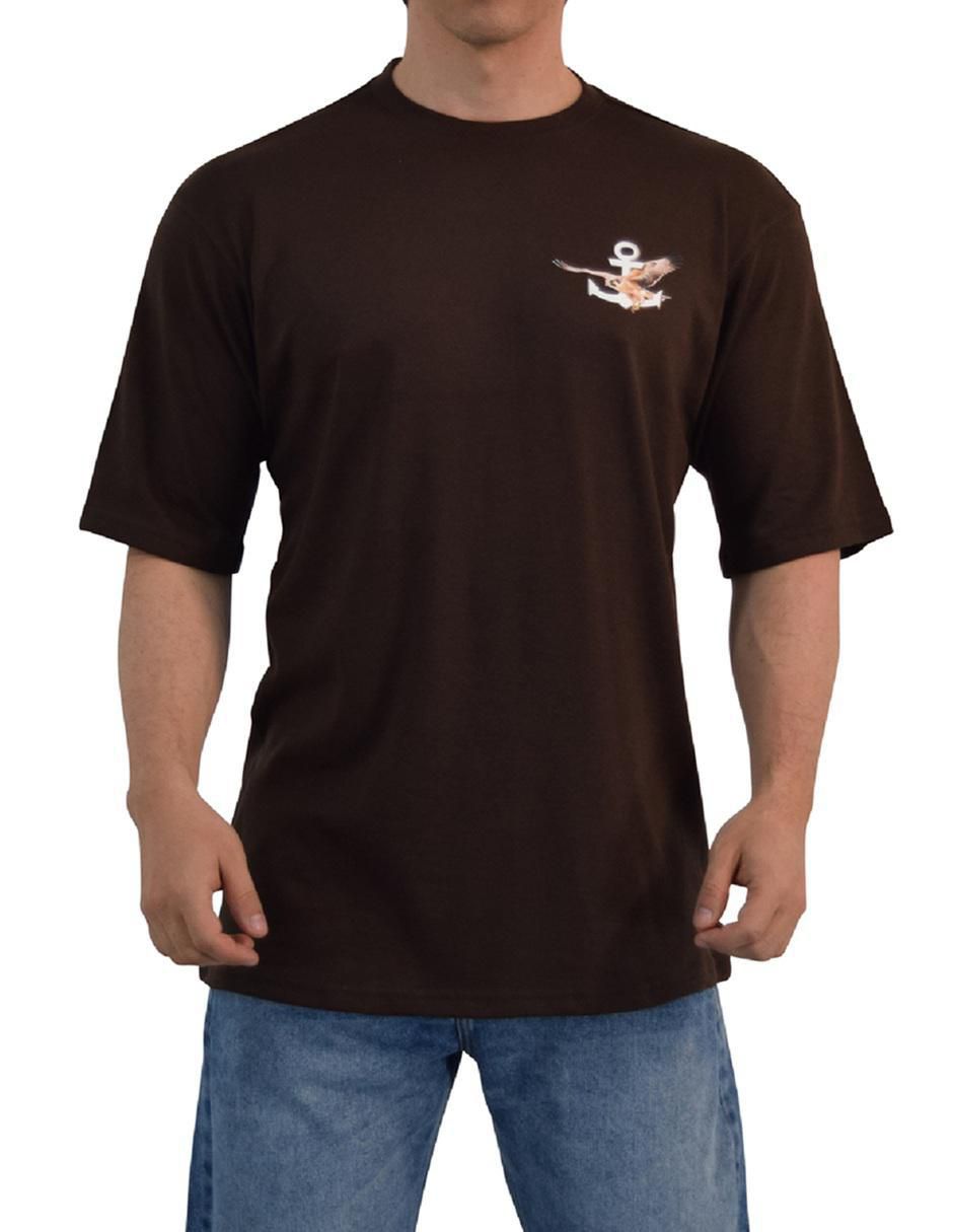 Playera oversized birds cuello redondo para hombre 3