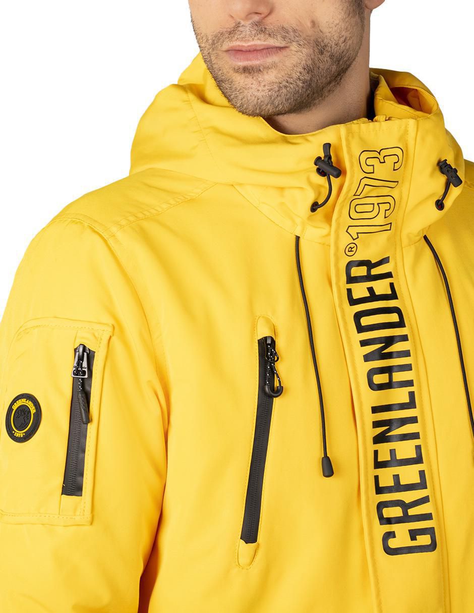 Chamarra casual impermeable con capucha para hombre 4
