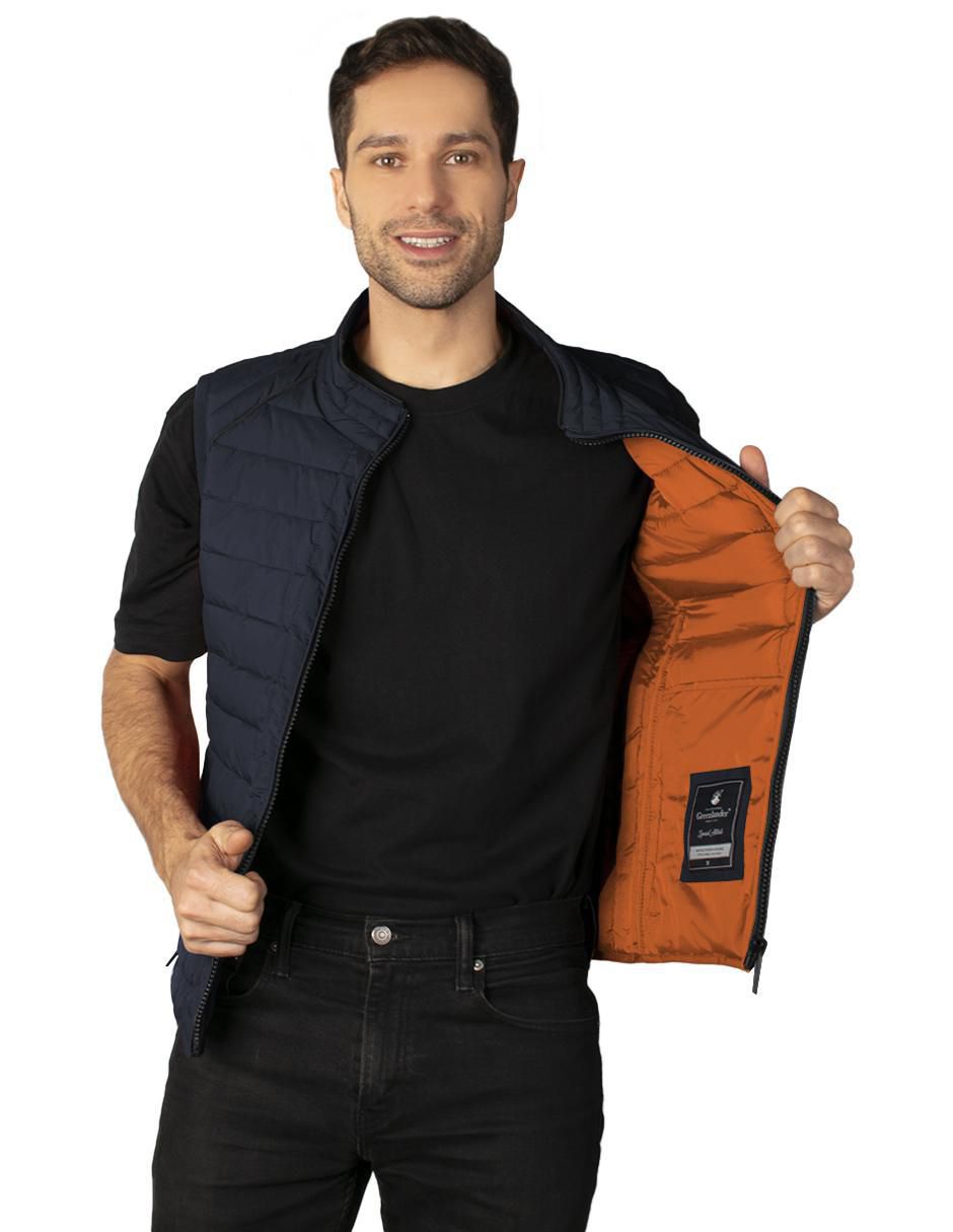 "chaleco" greenlander no poliéster capitonado "para hombre"