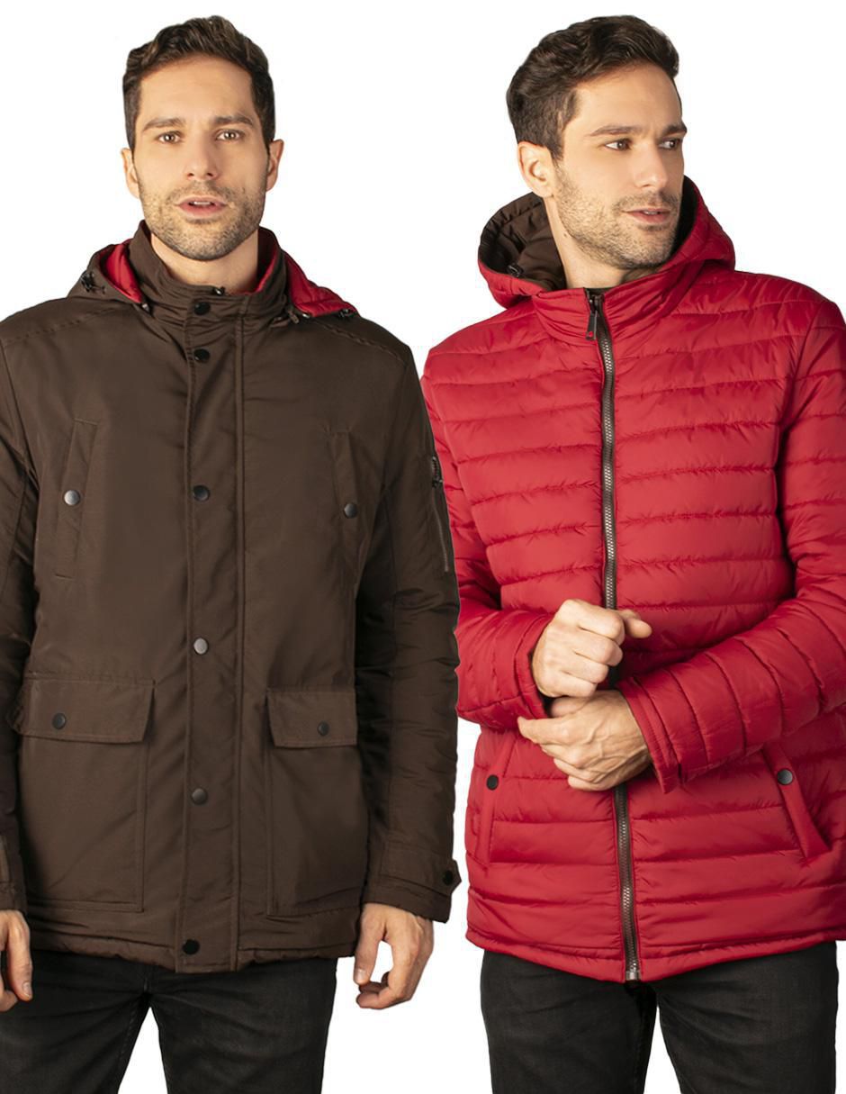 Chamarra acolchada reversible para hombre 7