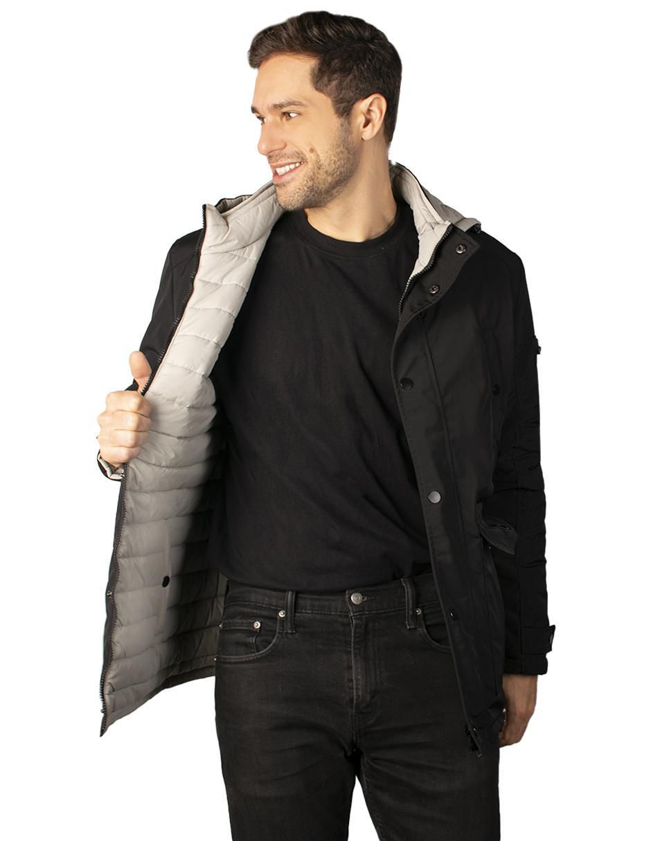 "chamarra" acolchada greenlander no "de" poliéster reversible "para hombre"