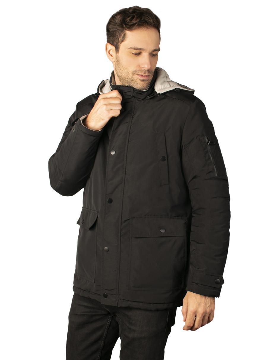 "chamarra" acolchada greenlander no "de" poliéster reversible "para hombre"