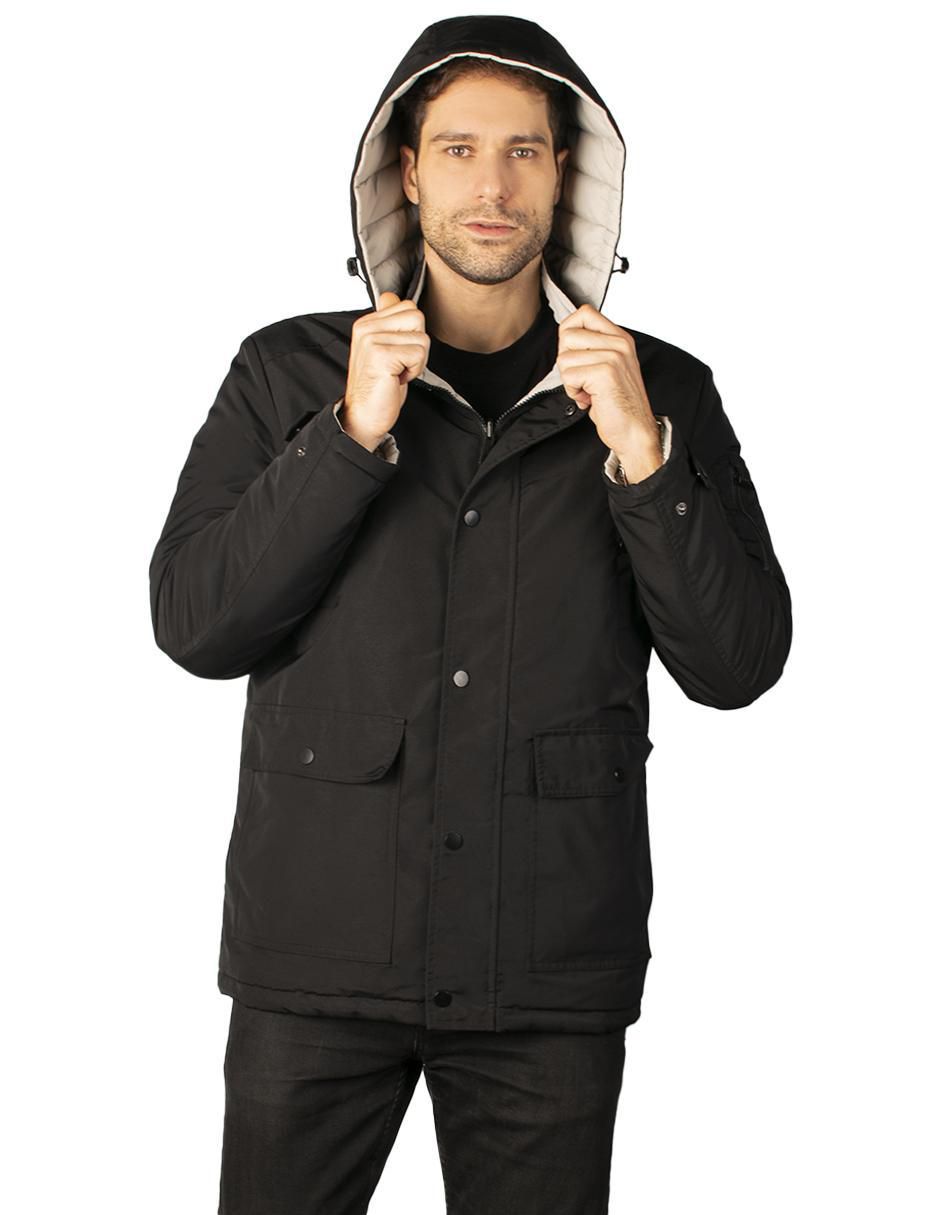 "chamarra" acolchada greenlander no "de" poliéster reversible "para hombre"