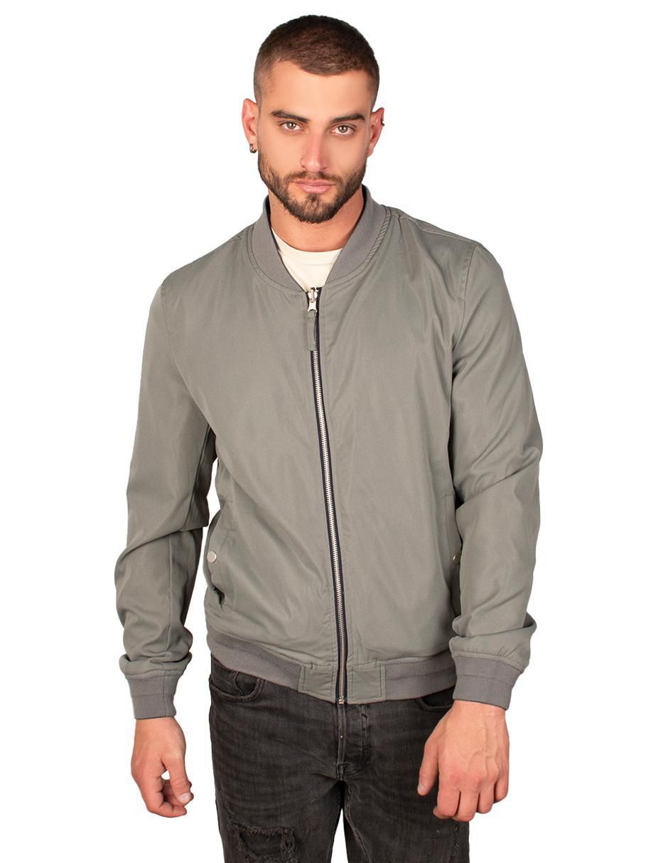 Chamarra bomber reversible para hombre Chamarra bomber reversible para hombre