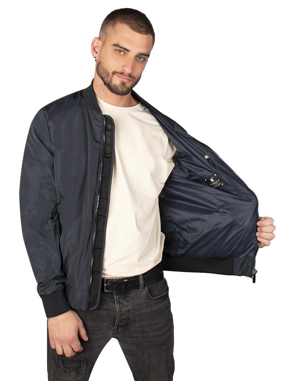 Chamarra bomber Greenlander con bolsillos para hombre