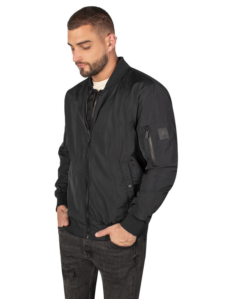 Chamarra bomber con bolsillos para hombre 3